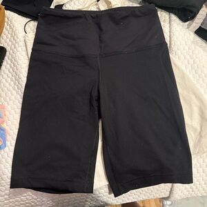 Black biker shorts